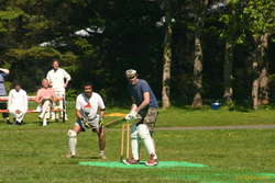 Karl at bat
