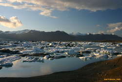 Sunset on Jökulsárlón
