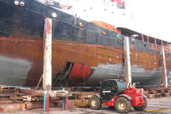 Repairs underway
