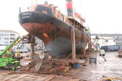 Repairs underway

