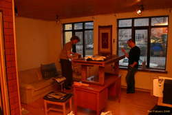 Preparing the house
