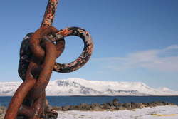 Iceland, mountains and the sea
