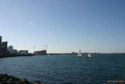 Sailing on the bay
