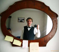 Karl in a suit

