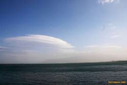 Lenticulars and Haze over Esja and the bay
