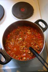 Spaghetti Bolognaise with my own herbs and spices
