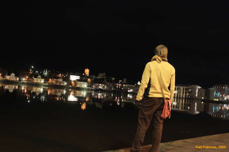 Karl by the pond
