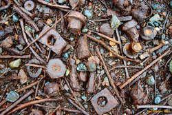 The colour of rust
