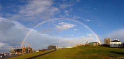1.5 rainbows over Arnarholl