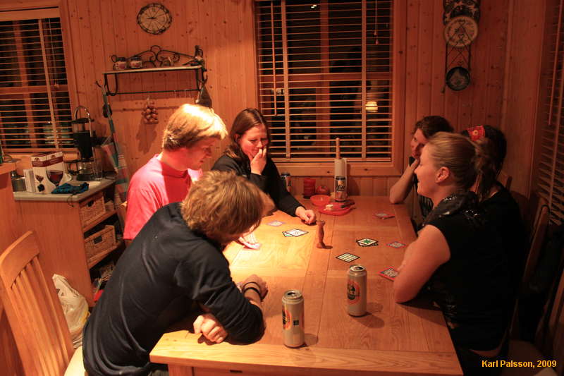 Viðar, Eggert, Eva, Tóta, Steph and Alda

