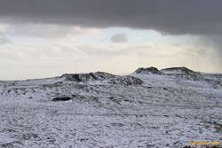Another cave and more craters along the Eldborgir ridge
