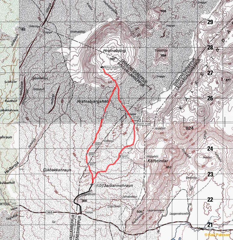 Red is my walk, 1:50k
