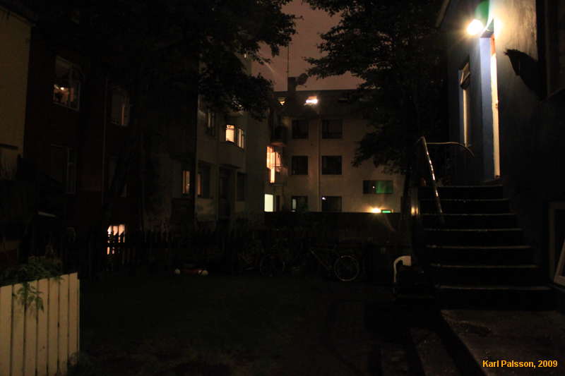1/6 sec at ISO 3200 Handheld
