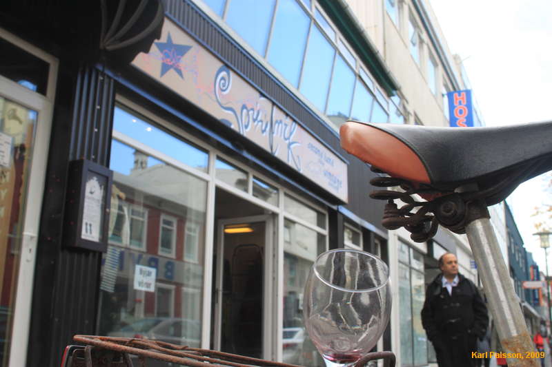 Bikes are designed for wine
