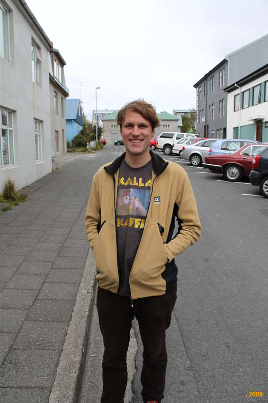 Me hanging out on a street somewhere

