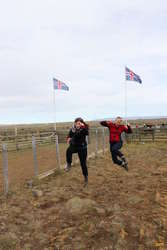 More flying women
