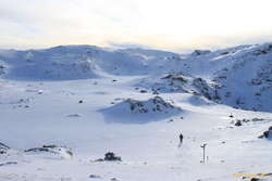 Across the plateau