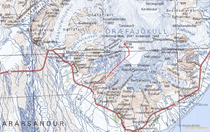 Where we walked.