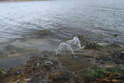 Hot water jets