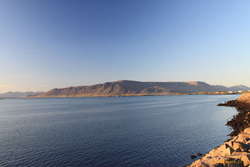 Evening sun on Esja