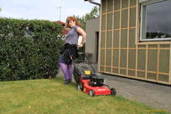 Mowing in style