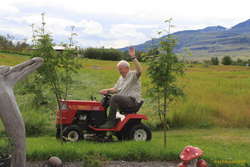 Mowing in style