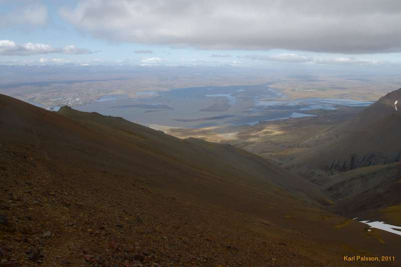 Swathes of scree