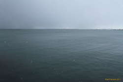 Snow on the bay