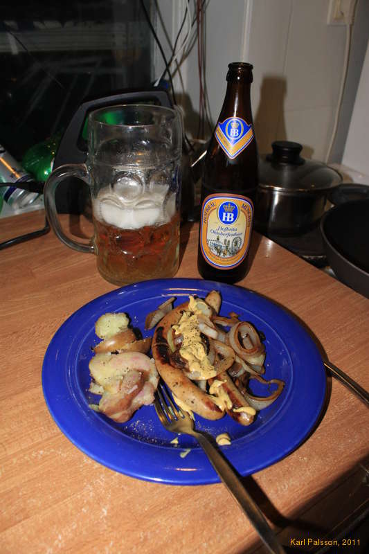 Oktoberfest dinner.