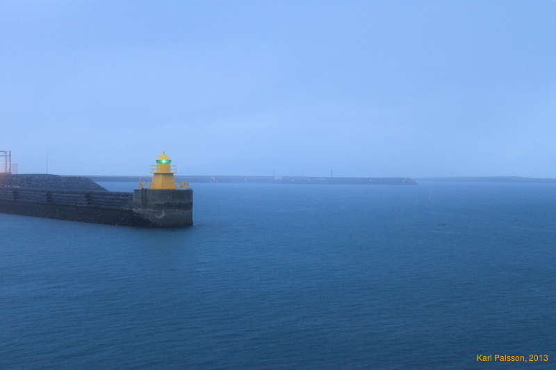 Sleeting on calm seas