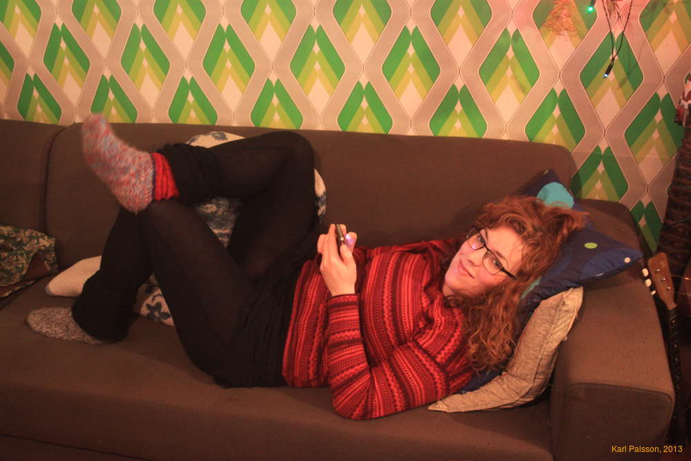 Kata on the couch