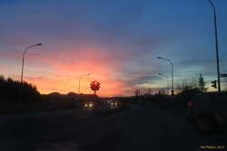 Burning skies