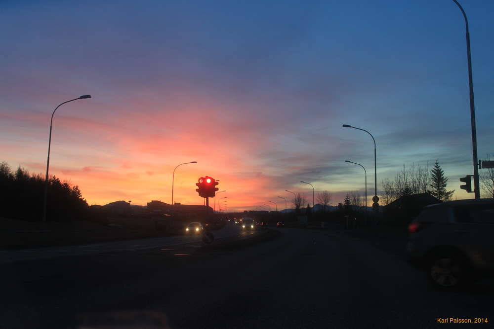 Burning skies