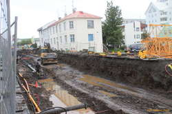 Road works by home