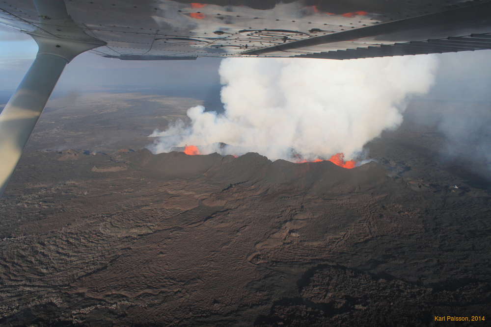 Fresh lava