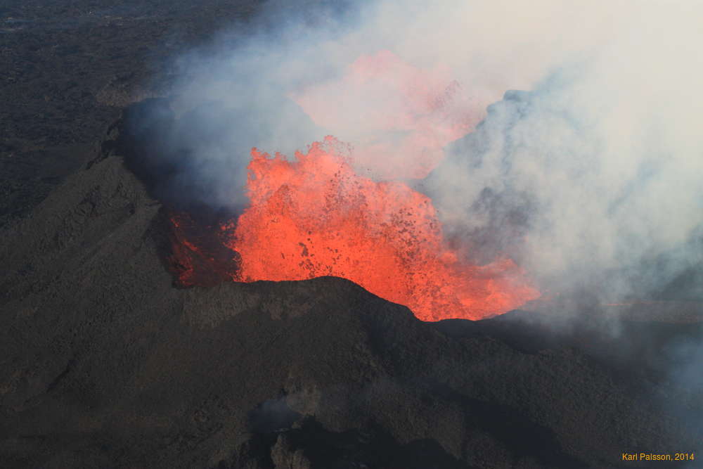 Pools of lava