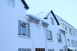 Raking up icicles