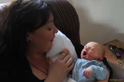 With aunt Begga