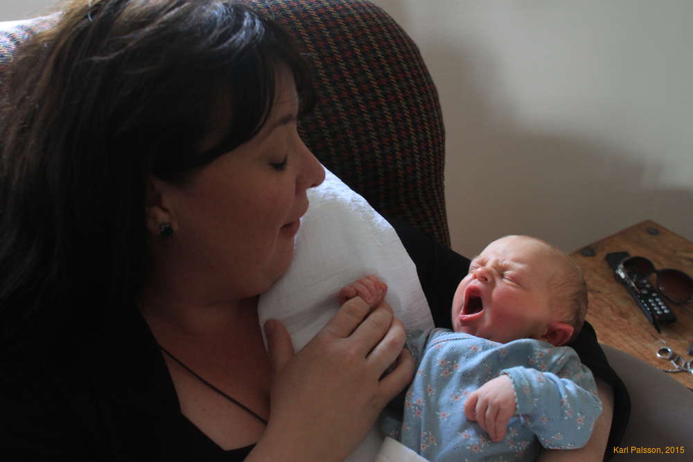 With aunt Begga