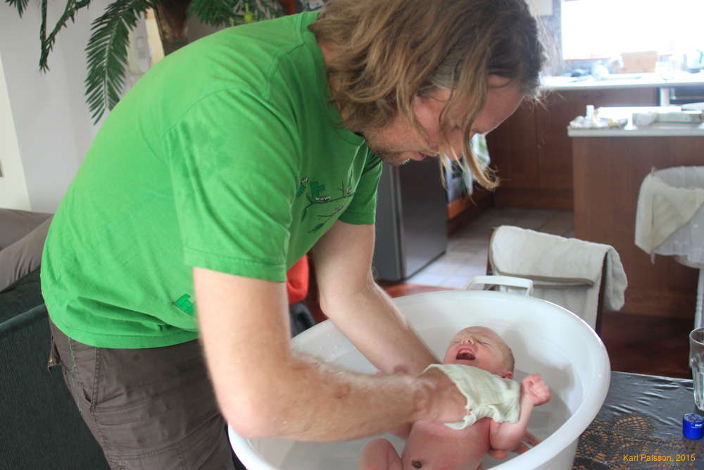 Screaming bath time