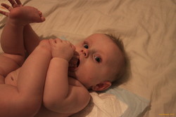 Foot in mouth