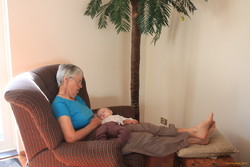Sleeping family