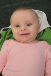 Crooked grin