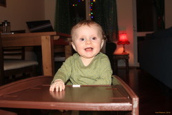 Stella at her desk