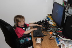 Hacker girl
