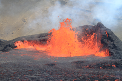 Waves in the lava